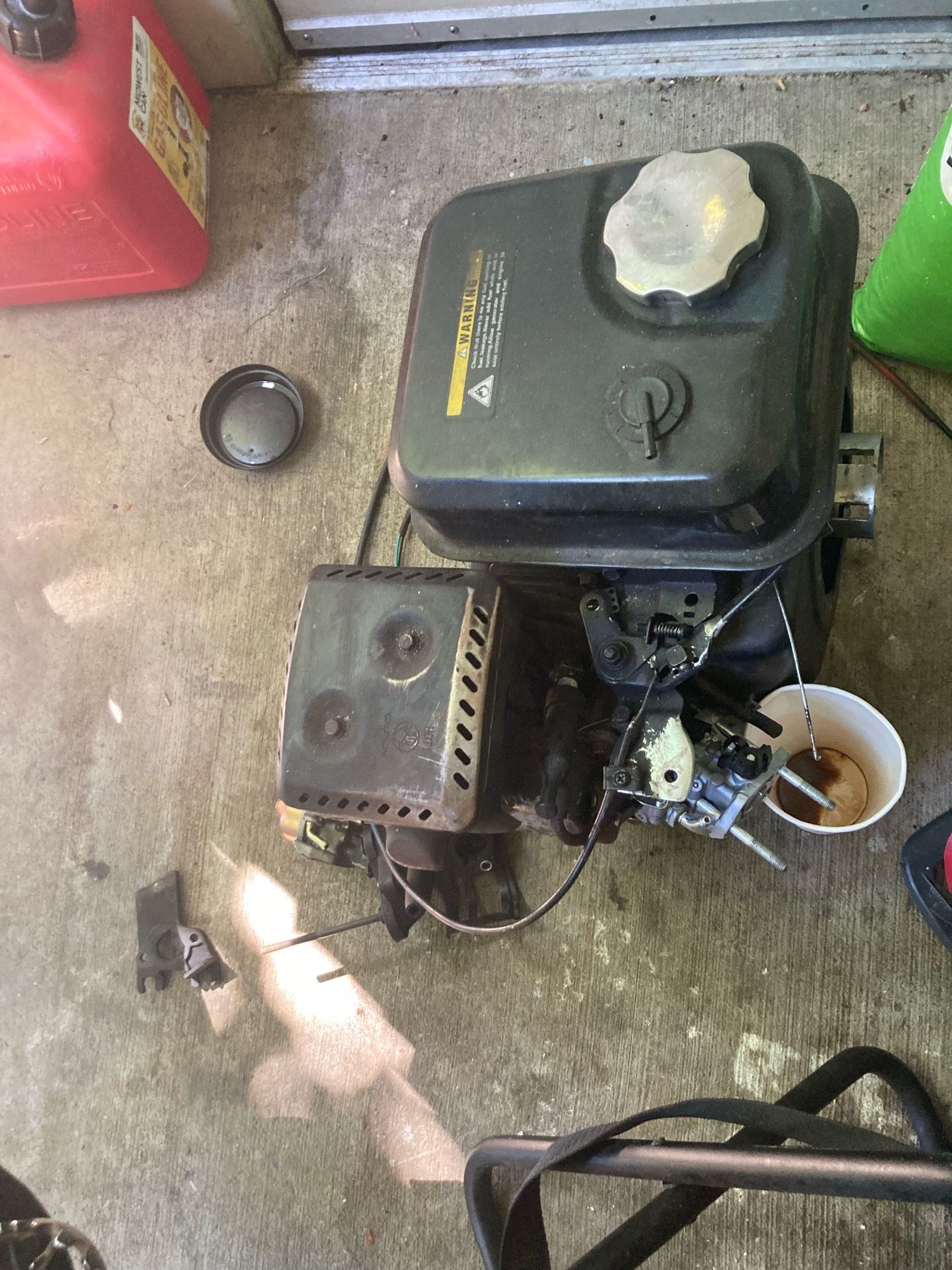 Mini bike project just needs to be put together