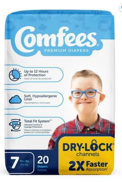 New Comfees Premium Diapers Size 7