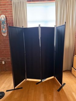 Room Divider Privacy Screen Collapsable