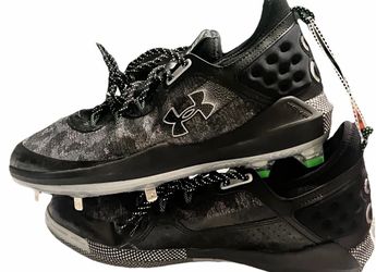 Size 14 Under Armour UA Harper 8 Low ST Metal Hybrid Baseball Cleats (contact info removed)-001