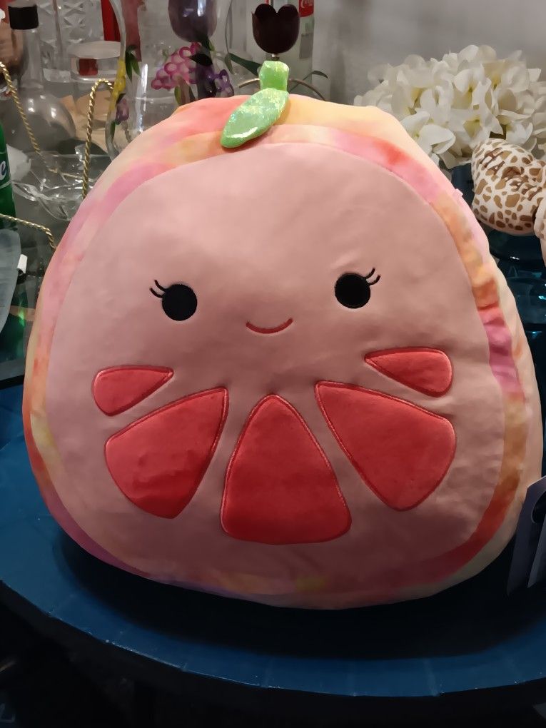 Kaldett The Grapefruit Plushie 14 Inch Excellent Condition Plushies