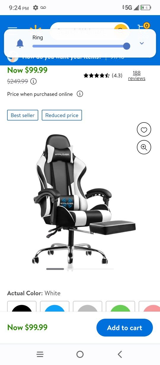 GT Ranger Gaming Chair Brand New In Box