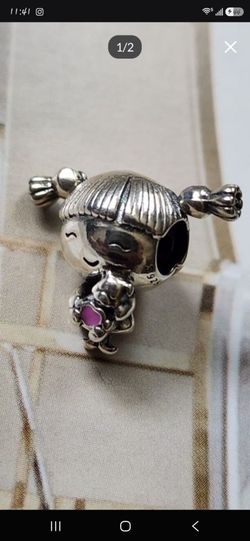 Pandora little girl Charm