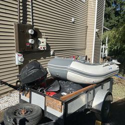 2010 Mercury Outboard 15hp and 2022 Newport Vessel 9ft Dinghy