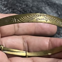 Antique Sterling S 925 Bangle Bracelet 