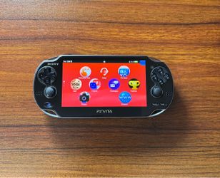 Sony PlayStation PS Vita 3G Wi-Fi Black Handheld Console PCH-1100