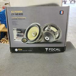 Focal K2 POWER ES 165 KX2 SPEAKERS. 240 watts.