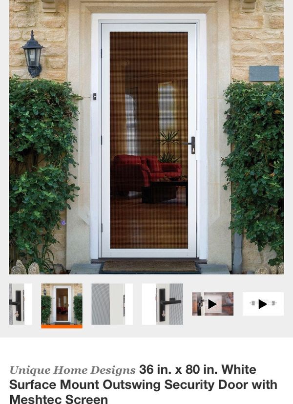 36 X 80 In Surface Mount Outswing Security Doors With Meshtec Screen For Sale In Las Vegas Nv Offerup
