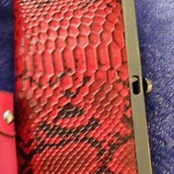 Pink Wallet, Leather