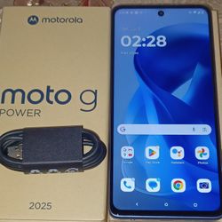 MOTOROLA G POWER 2025 5G 128GB ANDROID NEW IN BOX UNLOCKED FOR T-MOBILE METRO AT&T CRICKET TELCEL MEXICO TIGO CLARO MOVISTAR SAMSUNG A15 A14 A32 A23 