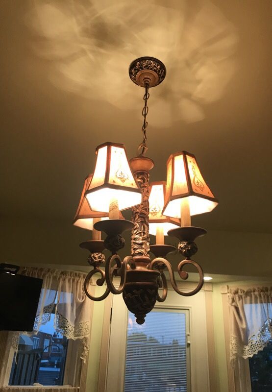 4 minka lavery chandelier