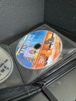 DVD wallet full of children’s movies