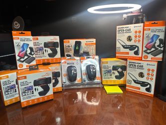 $7 each or 2 for $10 – itek plug in webcam, wireless mouse, collapsible phone holder, 3 in 1 wireless charge stand