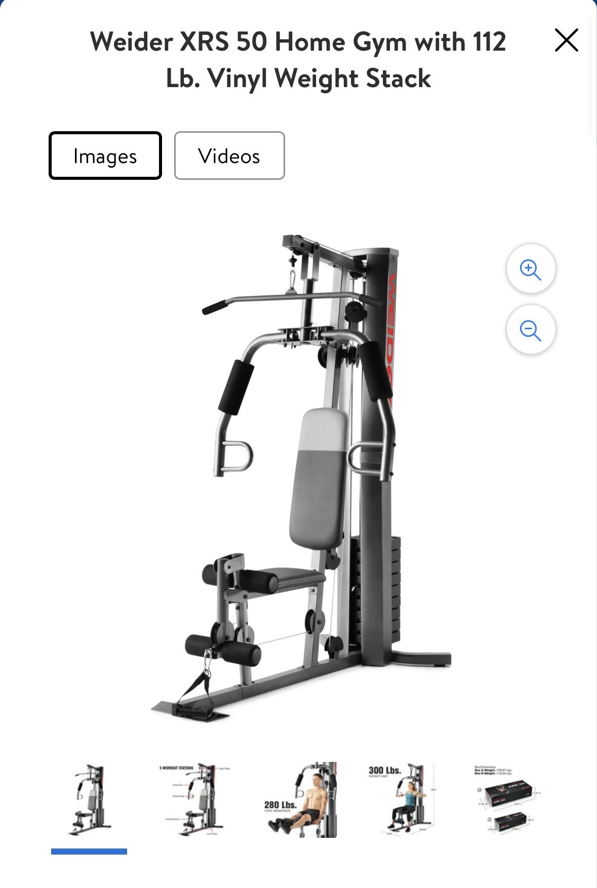 Weider xrs 50 online home gym system videos
