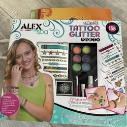 ALEX Spa Glitter Tattoo Set – New