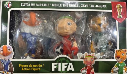 Fifa World Cup 2026 mascots figurine World Cup Trophy Sports Collectibles