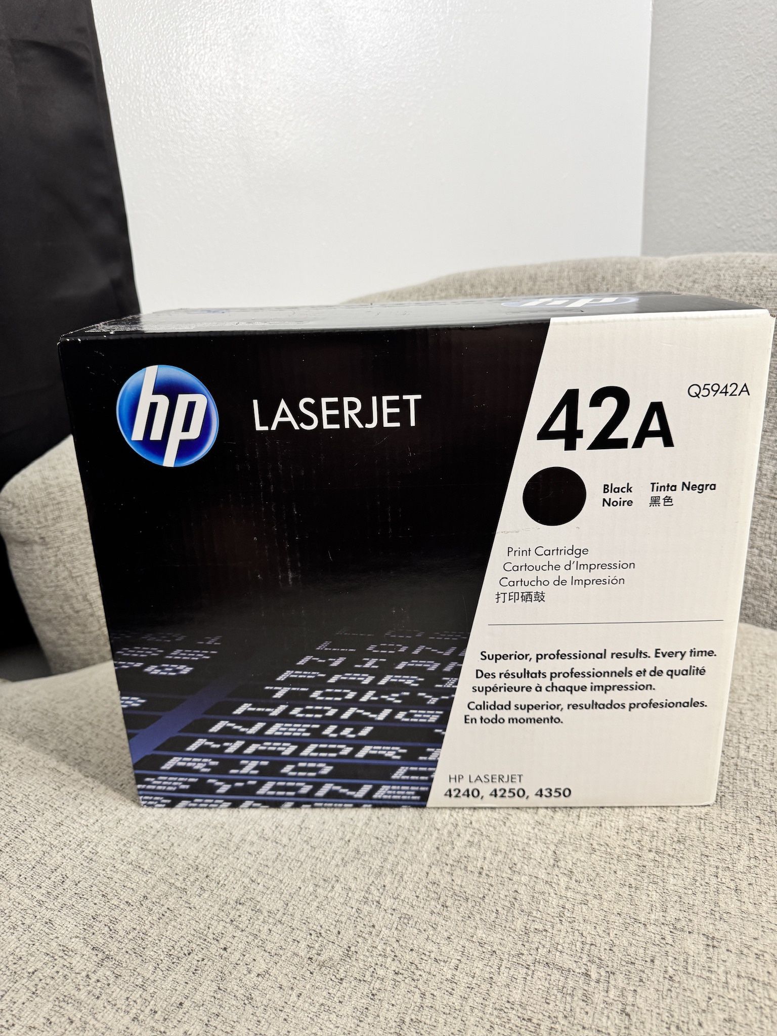 HP 42A Q5942A Black Toner Cartridge LaserJet GENUINE NEW