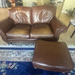 Leather Couch & Loveseat
