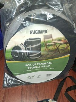 Rv guard pop up trash can new