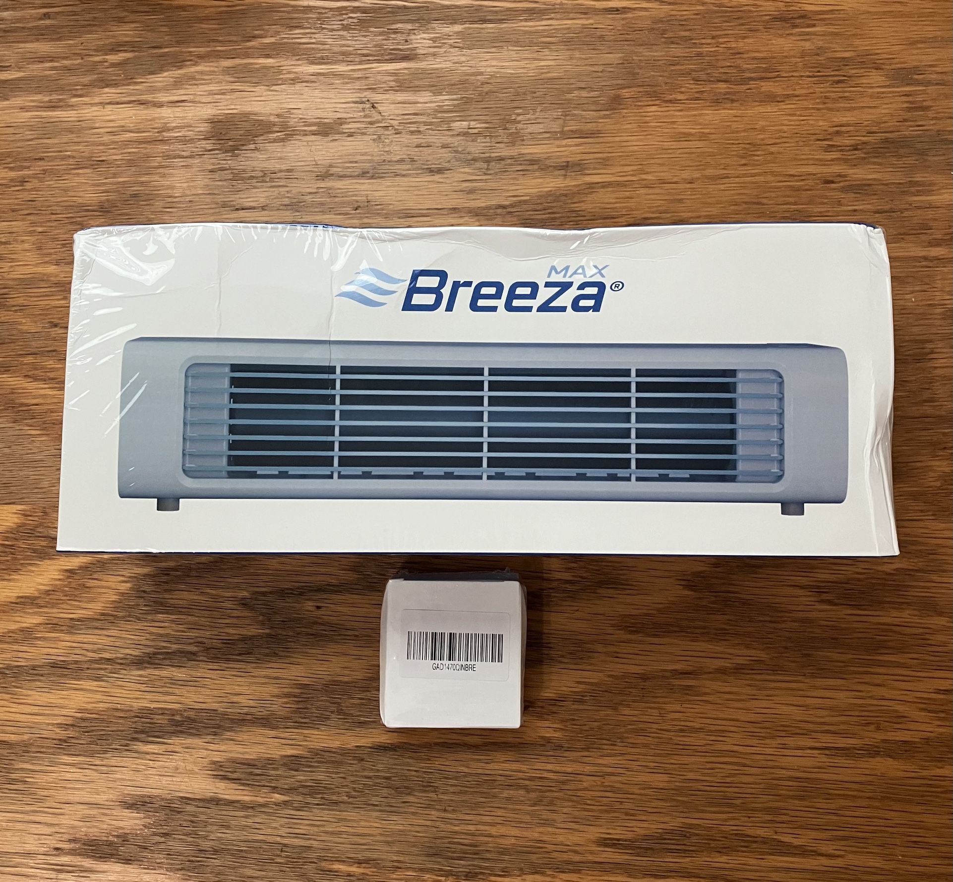 NEW Breeza Max Portable AC Fan with 3 Adjustable Speed BreezaMax Brezza Speeds Rechargeable