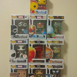 Marvel Characters Funko Pops