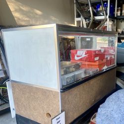 Retail Display Case w/ Storage Drawers on Casters