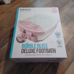 Brand New Bubble Bliss Deluxe Foot Bath