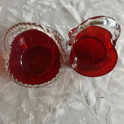 2 Small Vintage Candy Dishes
