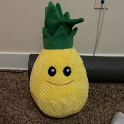 Giant, Pineapple, Plush Squeezable For Comfort