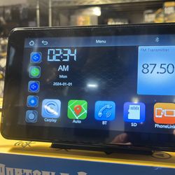 Portable car player wireless CarPlay wireless android Auto Bluetooth backup camera included touchscreen 7 inch screen