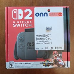 Nintendo Switch 2 Mario Kart World Bundle & 256GB MicroSD Express Card