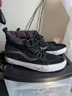 Vans Sk8-Hi MTE 1 Black/Brown Suede 10.5