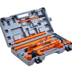 VEVOR 10 Ton Porta Power Kit, Portable Hydraulic Jack with 4.6 ft/1.4 m Oil Hose