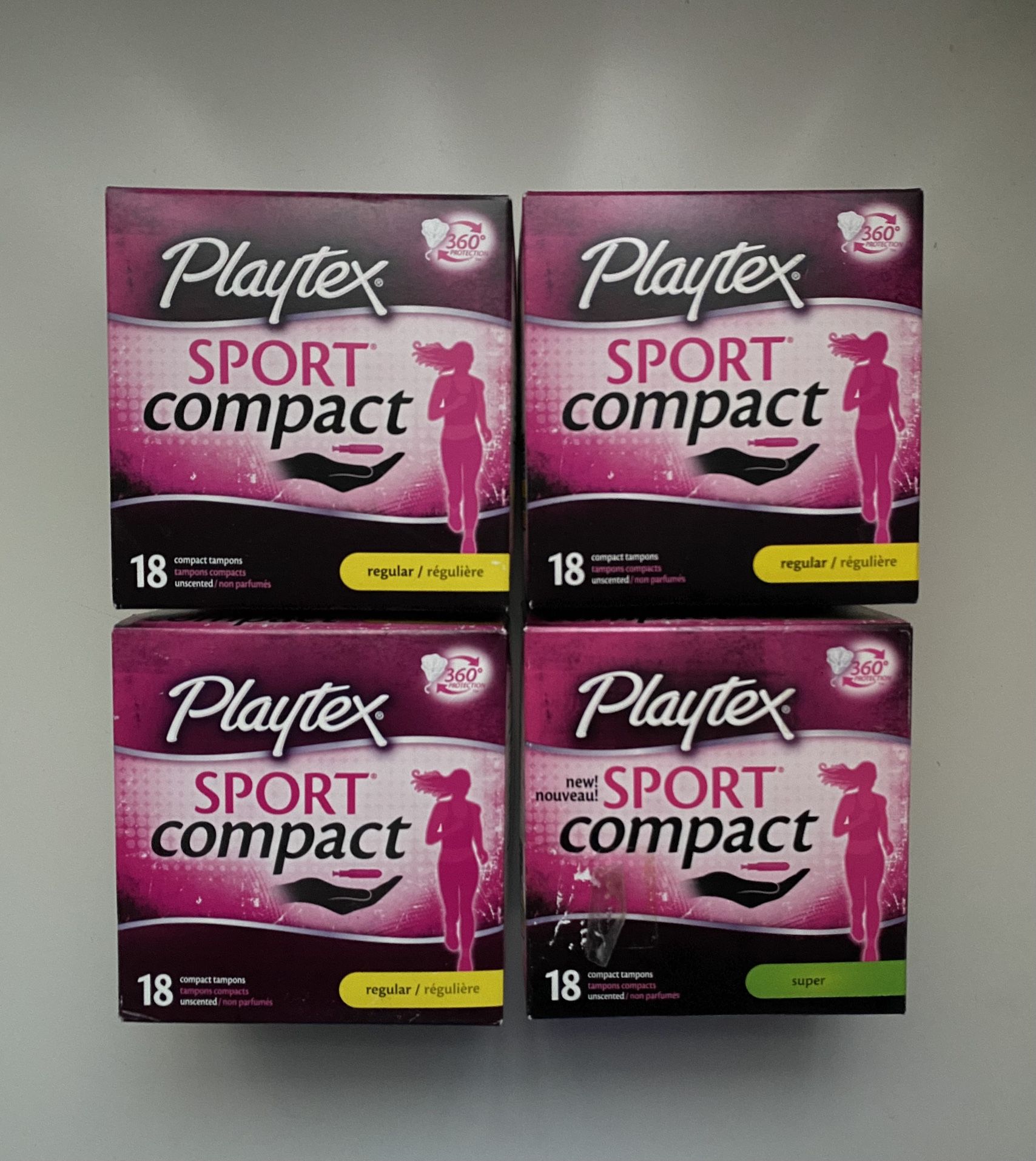 Playtex Compact Sport tampons 