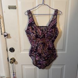 Lands End One Peice Bathing Suit