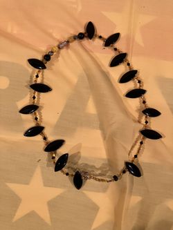 Black And Gold Necklace