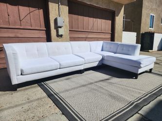 White Sectional Couch