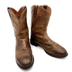 ARIAT Rambler BROWN Leather Western Boots Men’s Size 11EE (extra wide)