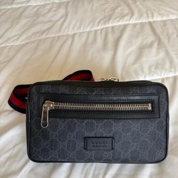 Gucci Small GG Supreme Web Belt Bag