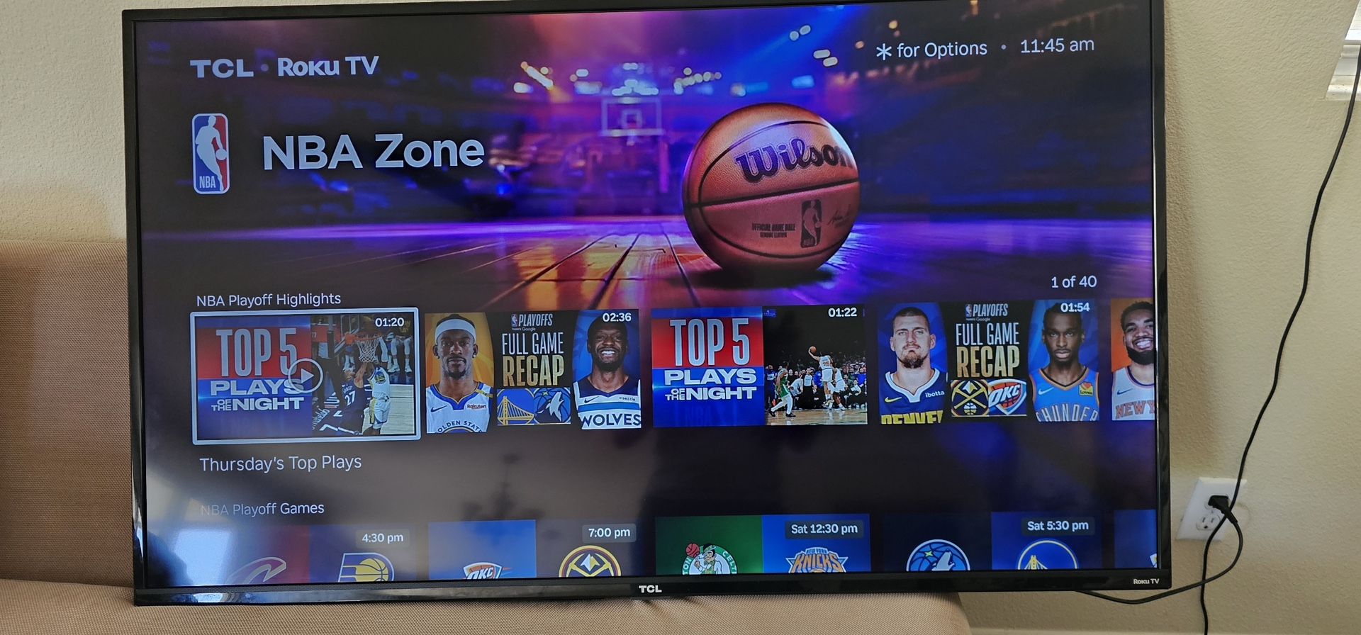 TCL 50” CLASS 4-SERIES ROKU SMART TV - 50S425