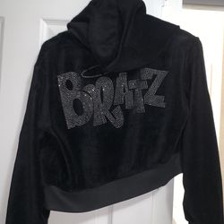 Cropped Bratz Zip Hoodie