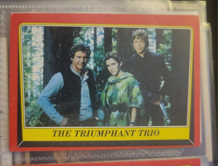 1980 Topps Star Wars Empire Strikes Back #128 The Triumphant Trio Card