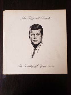 60-63 JFK John Fitzgerald Kennedy - The Presidential Years Record Album LP Vinyl