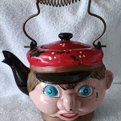 Vintage Thames Japan Face Teapot Decor 