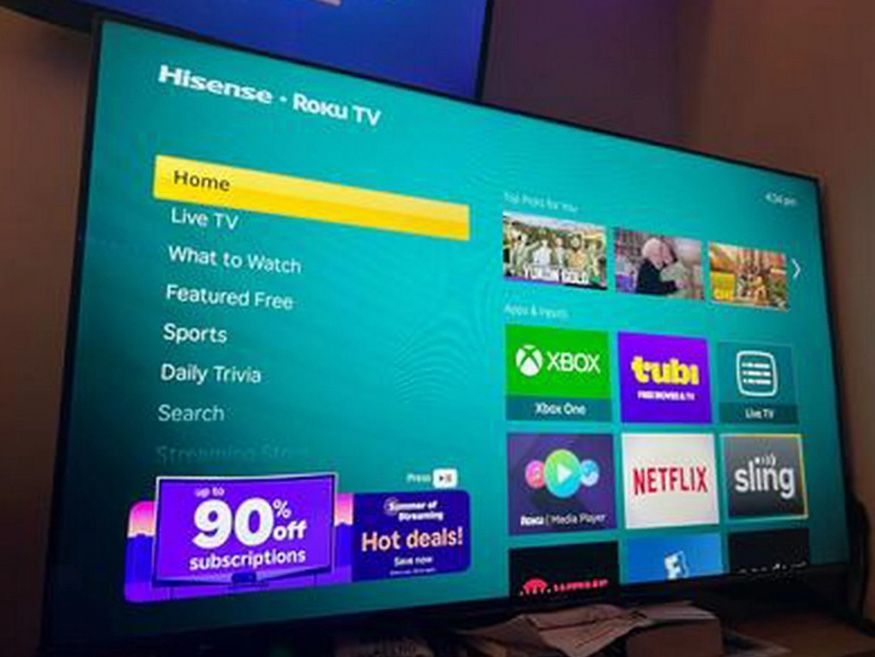 Hisense 50 In Smart TV Roku
