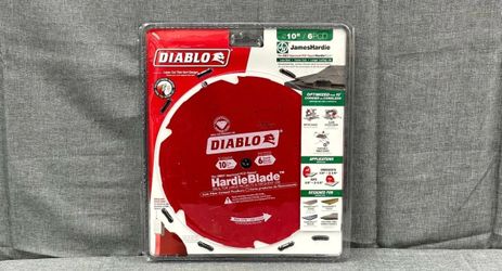 Diablo 10in. x 6-Teeth HardieBlade Saw Blade for Fiber Cement