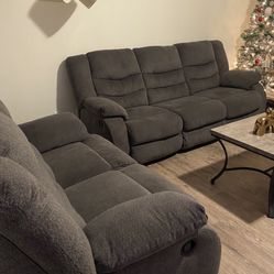 Gray  Reclining Couches