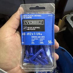 Everbilt Plastic Anchors and Screws