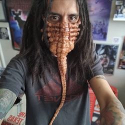 New Latex Alien Face Hugger Mask