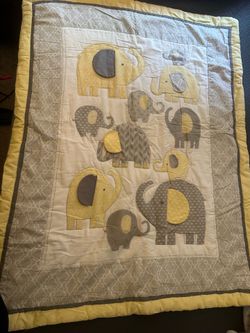 Infant comforter and crib bumpers